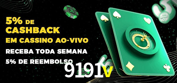 Promoções do cassino ao Vivo 9191v
